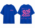 305 Miami Voltage Tee — Royal Blue / Pink